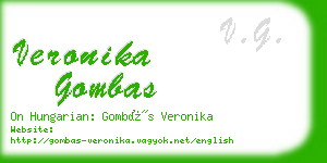 veronika gombas business card